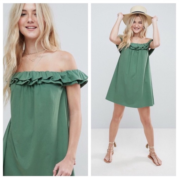 ASOS Dresses & Skirts - ASOS | Off-the-Shoulder Sundress w/ Double Ruffle